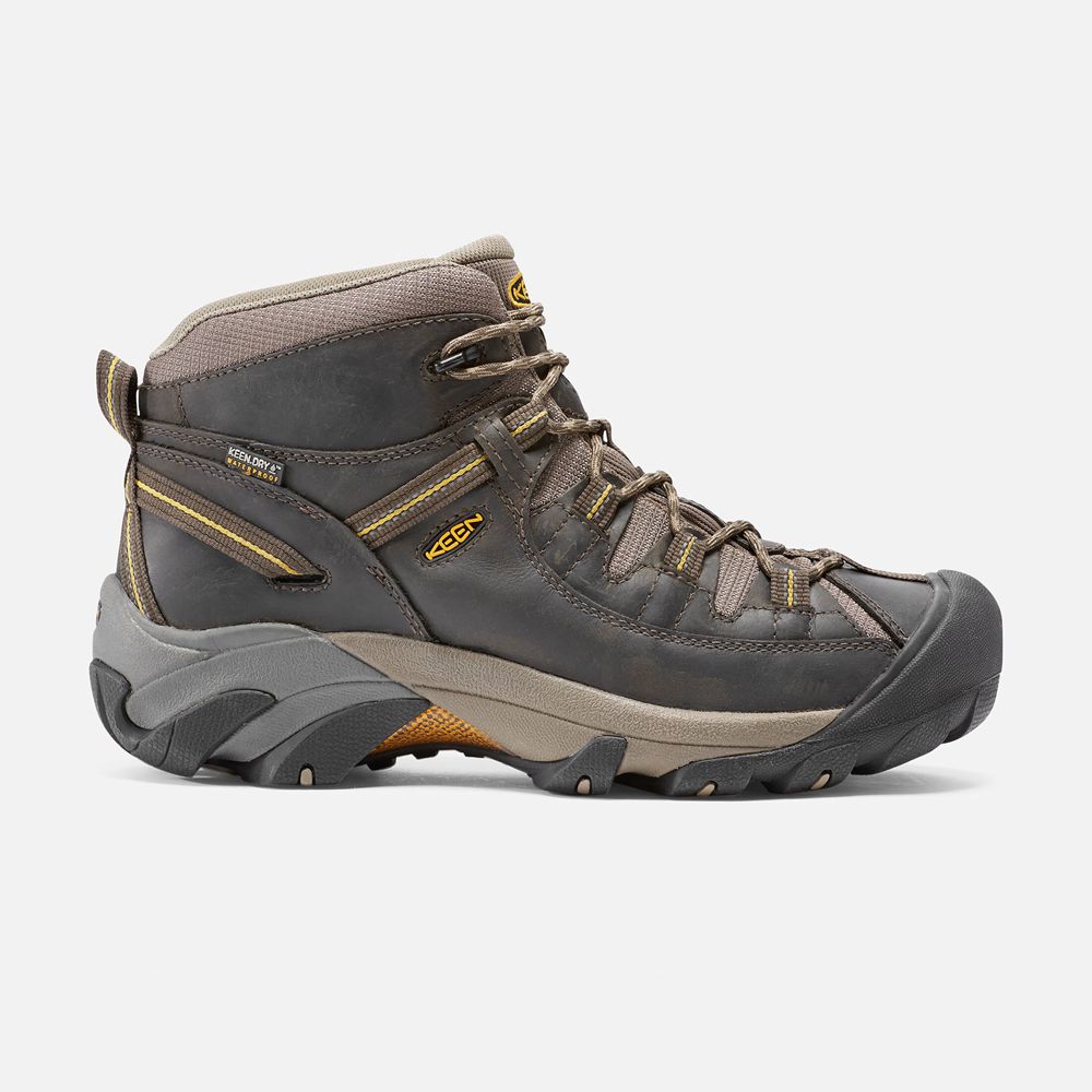 Cizme Keen Romania Barbati Negrii Maro Targhee Ii Waterproof Mid 6237-AWIPR